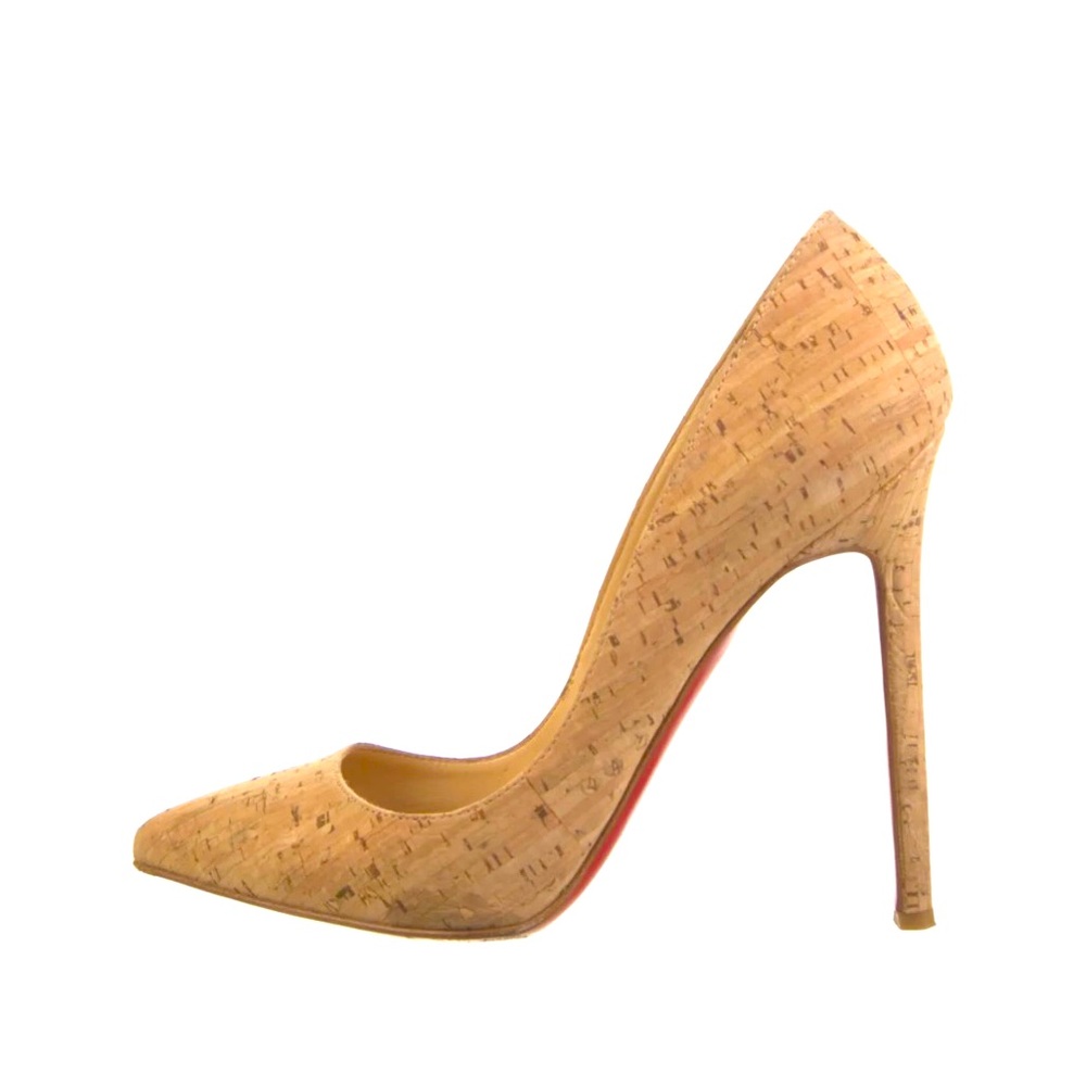 Christian Louboutin Pigalle Cork Pumps